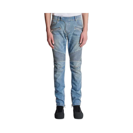 Slim-Fit Biker Jeans