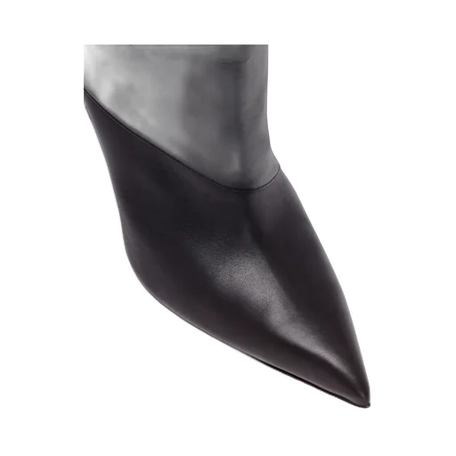 Twist Heeled Leather Boots