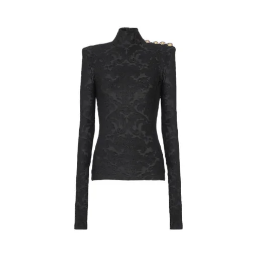 Baroque Pattern Long-Sleeved Top