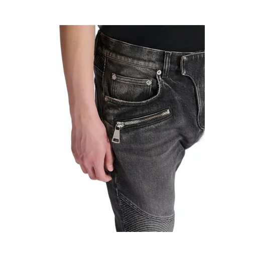 Slim-Fit Biker Jeans