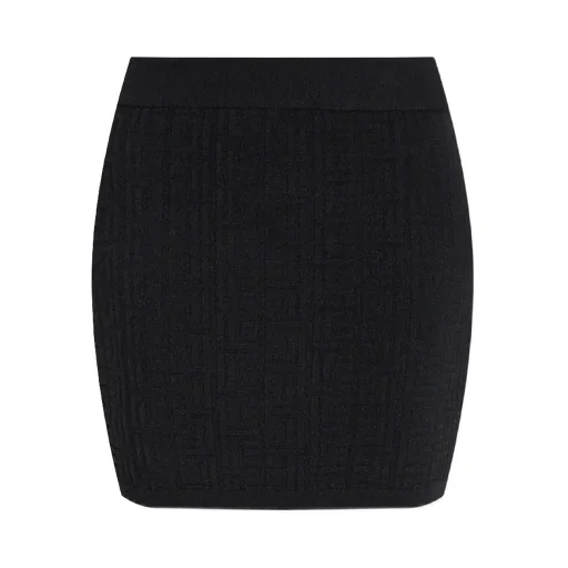 Logo Monogram Mini Skirt