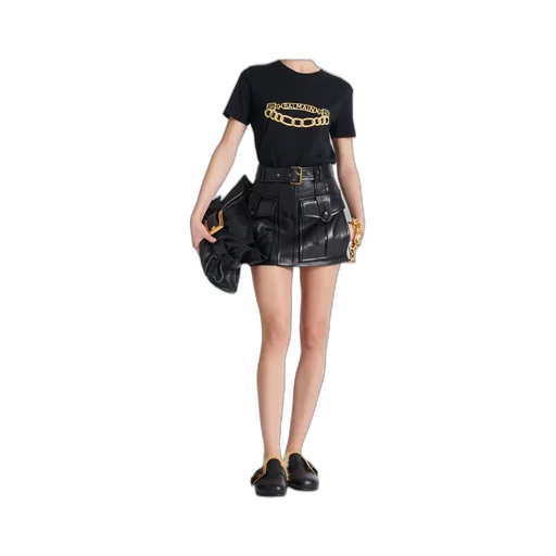 Short Leather Skirt