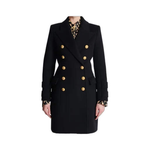 10-Button Tailored Coat
