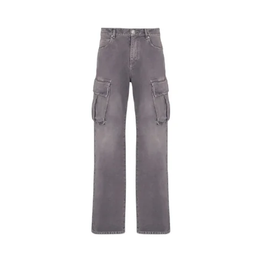 Denim Loose-Fit Cargo Jeans