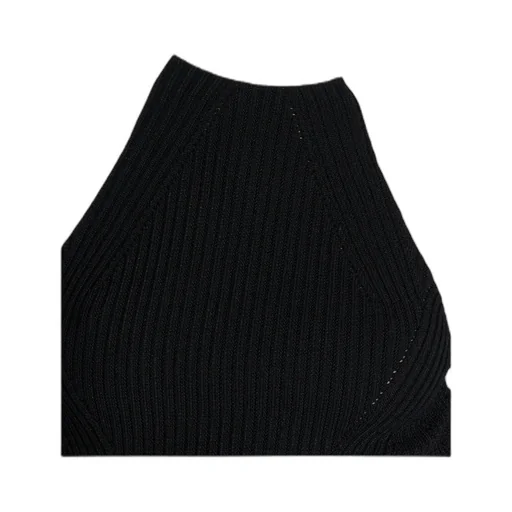 Short-Sleeved Knit Top