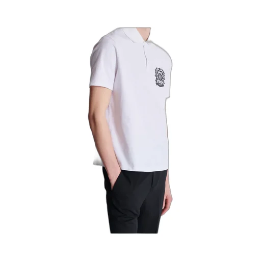 Cotton Polo Shirt With ÉCusson Print