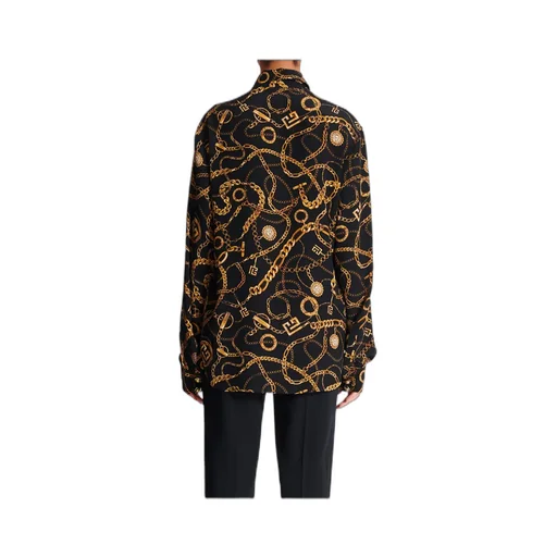 All-Over Graphic Printed Crewneck Shirt