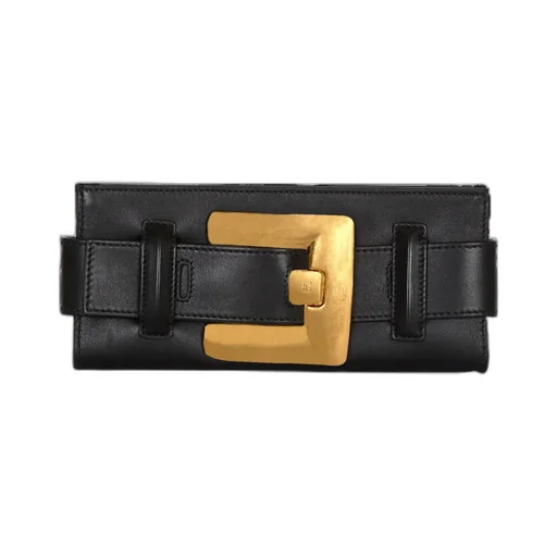 Anthem Calfskin Leather Clutch
