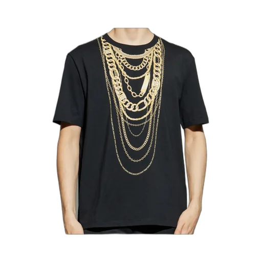 Detail Printed Crewneck T-Shirt