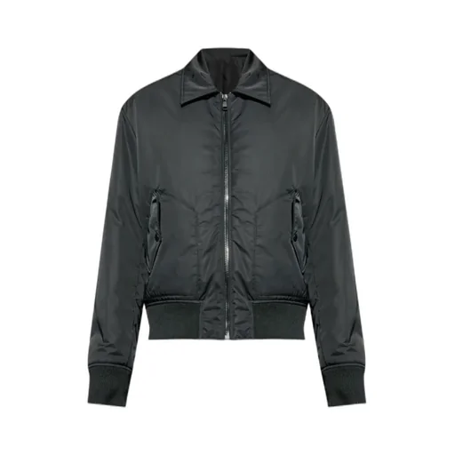 Logo Printed Bomber Jacket
