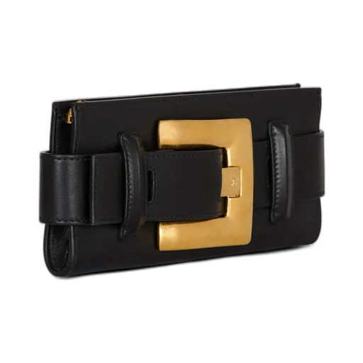 Anthem Calfskin Leather Clutch