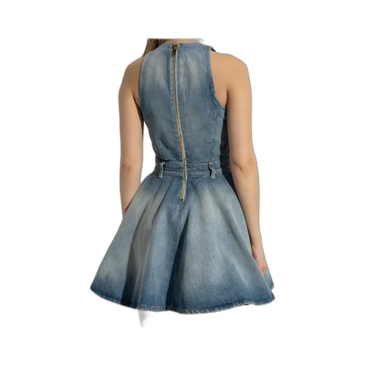 Sleeveless Denim Dress