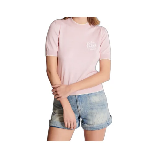 EmblÈMe-Embroidered Knit Top