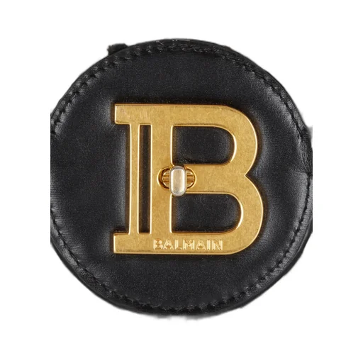 B-Buzz Pouch 23 In Monogrammed Jacquard Canvas And Leather
