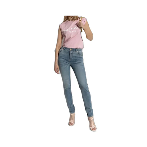 Logo Printed Crewneck Tank Top