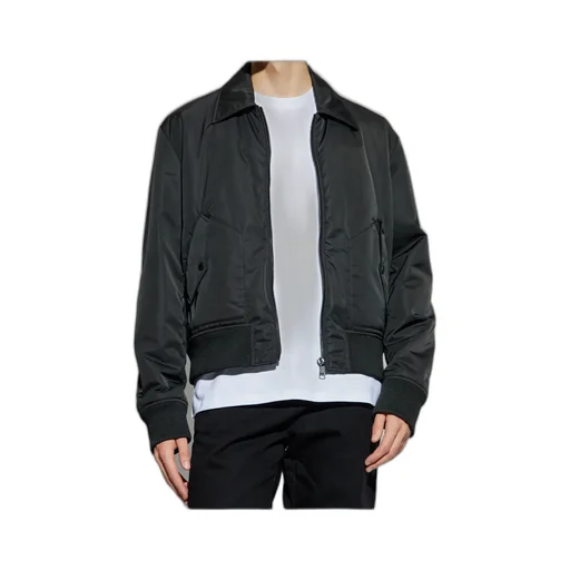 Logo Printed Bomber Jacket