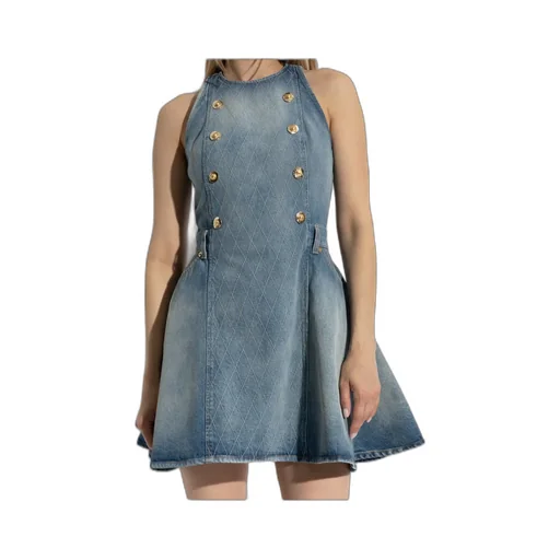 Sleeveless Denim Dress