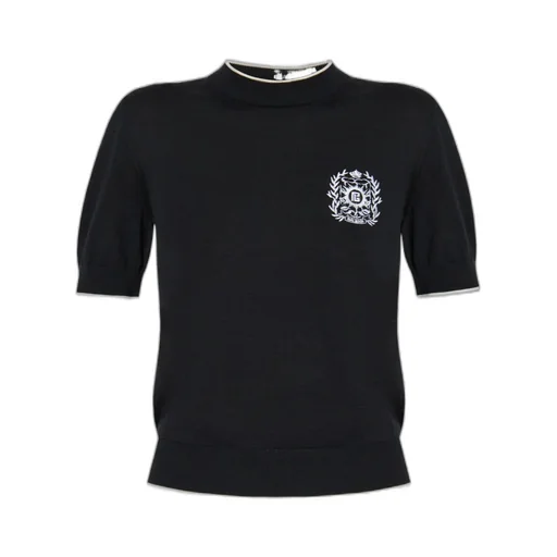 EmblÈMe-Embroidered Knit Top