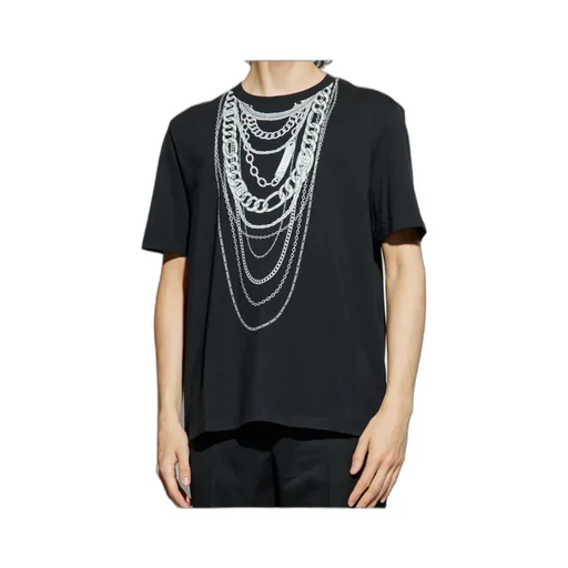 Detail Printed Short-Sleeved T-Shirt