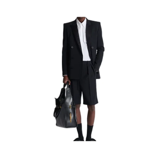 Grain De Poudre Pleated Bermuda Shorts