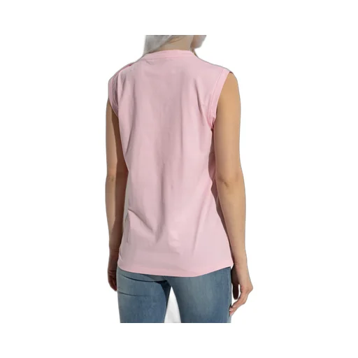 Logo Printed Crewneck Tank Top