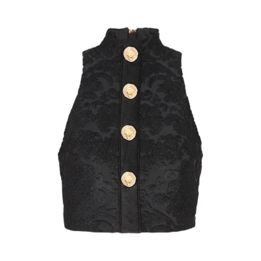 Baroque Patterned Sleeveless Top