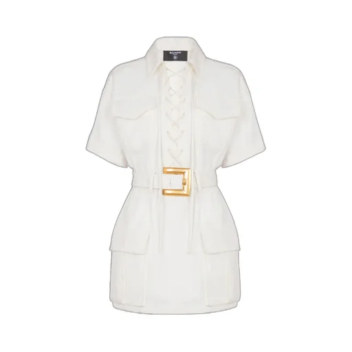 Short Lace-Up Dress