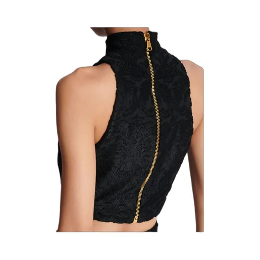 Baroque Patterned Sleeveless Top