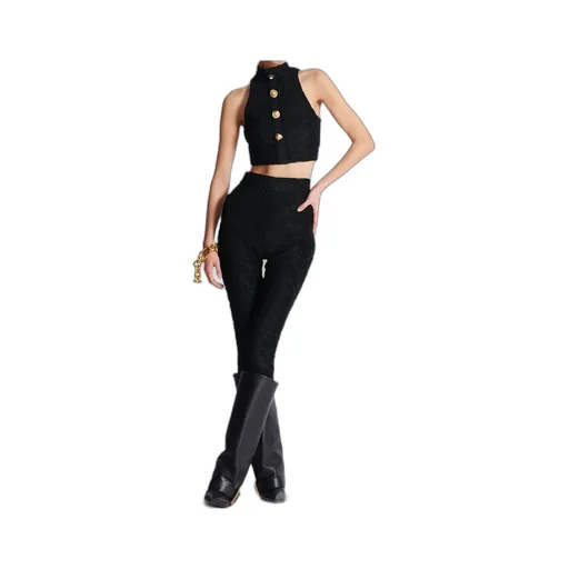 Baroque Patterned Sleeveless Top