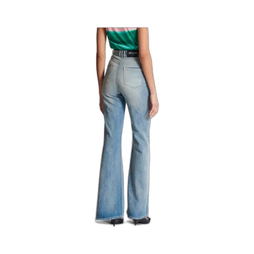 Flared-Fit Denim Jeans