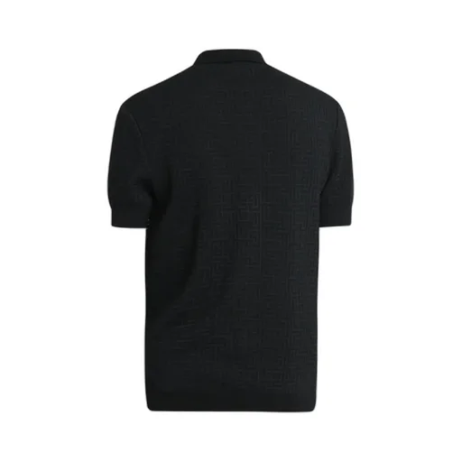 Monogram Short-Sleeved Polo Shirt