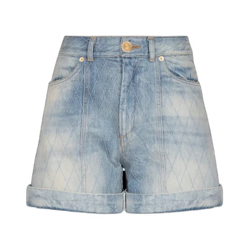 Short Diamond Denim Shorts