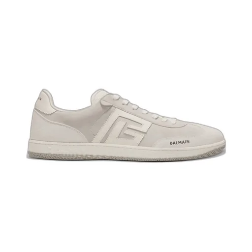 Swan Suede And Smooth Leather Trainers