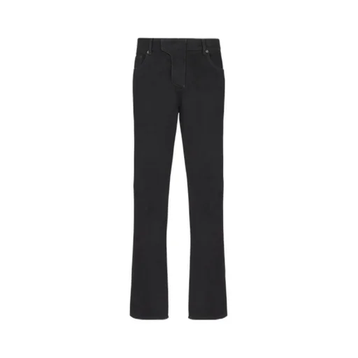 Logo Patch Belt-Looped Jeans