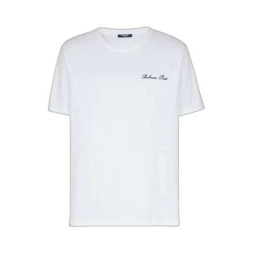 Logo Embroidered Crewneck T-Shirt