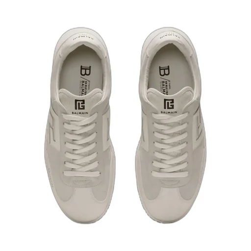 Swan Suede And Smooth Leather Trainers
