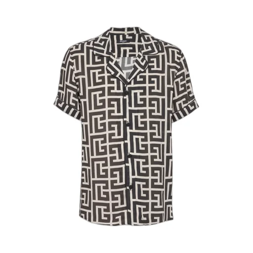Monogrammed Printed Pyjama Shirt
