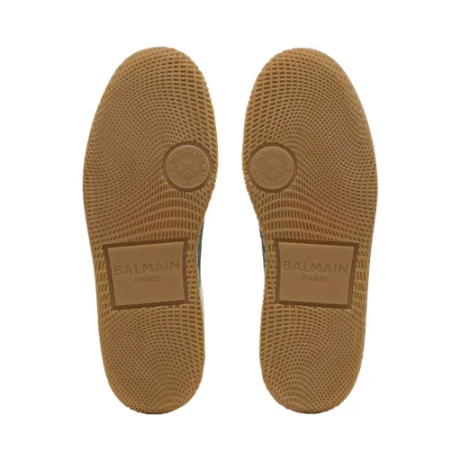 Swan Suede And Smooth Leather Trainers