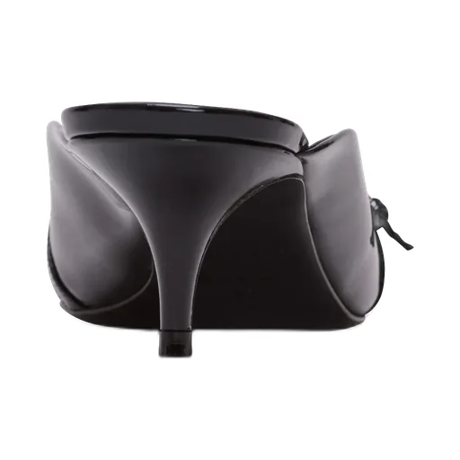 Sync Patent Leather Mules With Pointed Toe