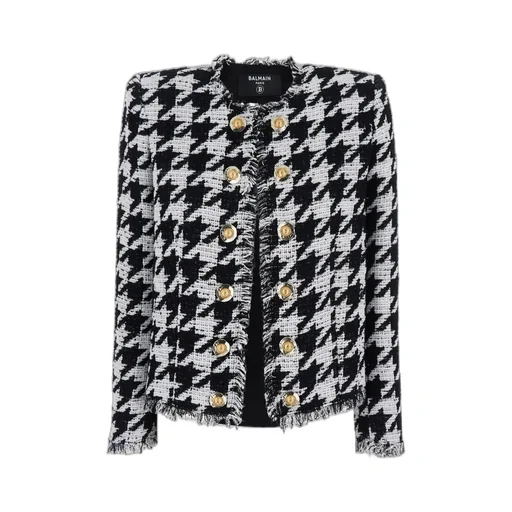 Two-Toned Tweed Spencer Jacket