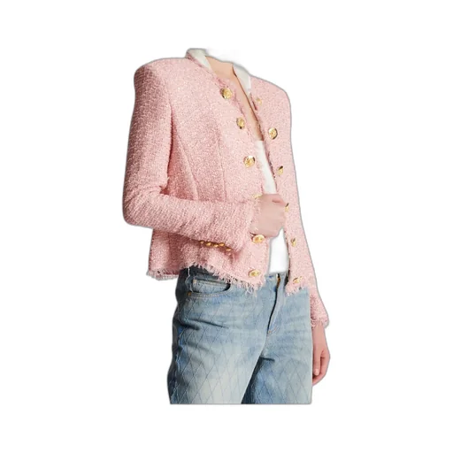 Sequin Embellished Long Sleeved Jacket