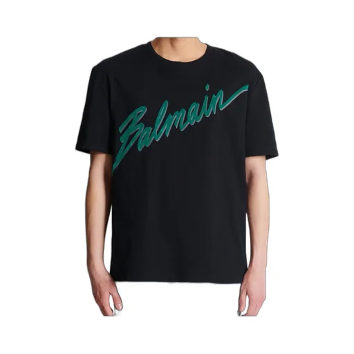 Logo Lettre Flocked T-Shirt