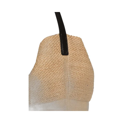 Track Raffia Tote Bag