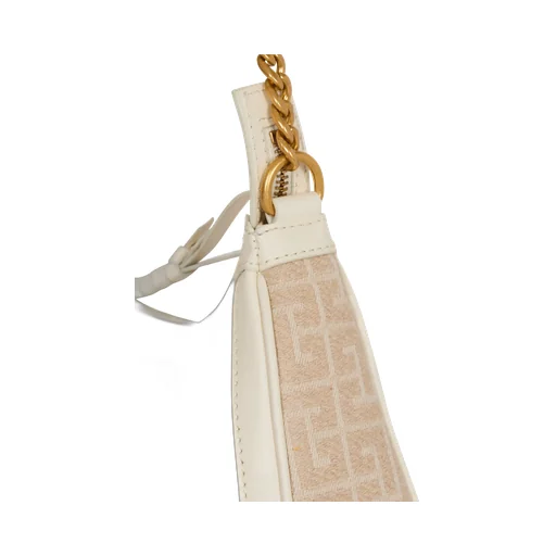 B-Army Shoulder Bag In Monogrammed Jacquard Canvas And Leather