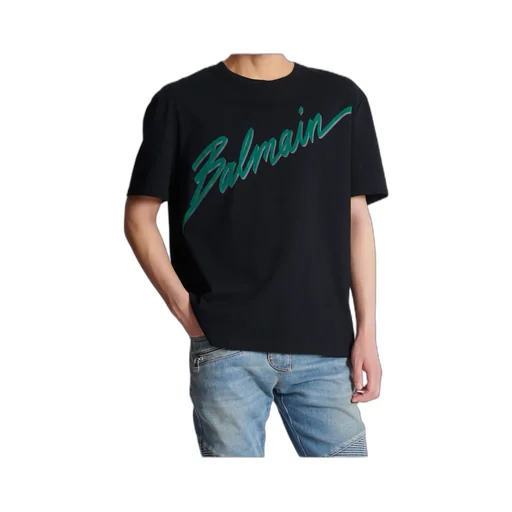 Logo Lettre Flocked T-Shirt