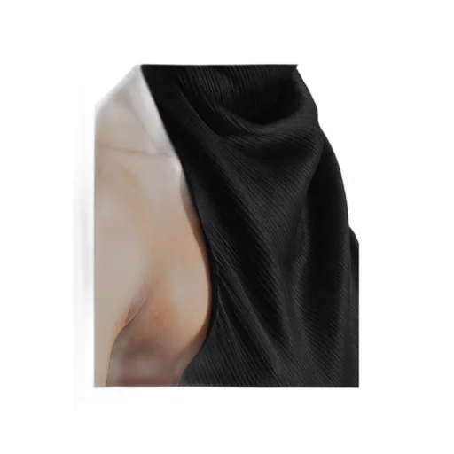 Backless Crepe Satin Top