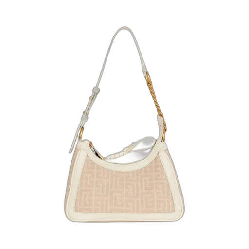 B-Army Shoulder Bag In Monogrammed Jacquard Canvas And Leather