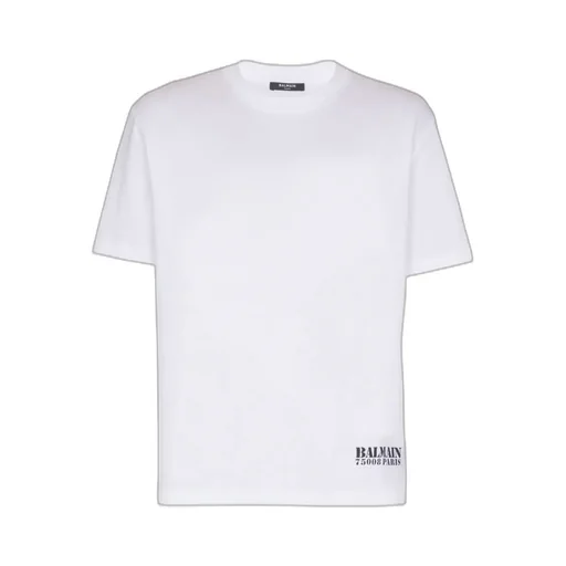 Small Balmain Stamp Printed T-Shirt