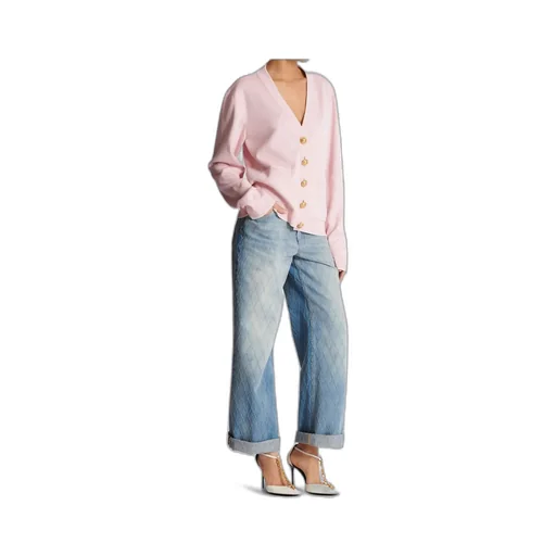 EmblÈMe-Embroidered Knit Cardigan