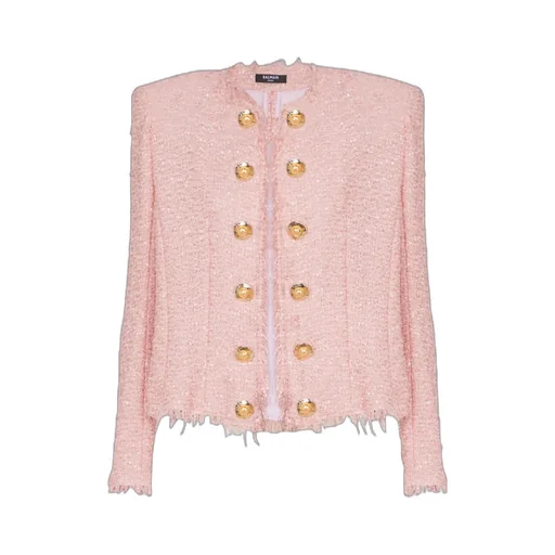 Sequin Embellished Long Sleeved Jacket